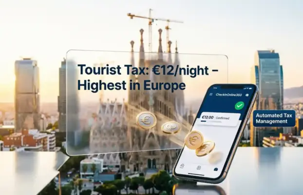 Barcelona estrena una de las tasas turísticas MÁS ALTAS DE EUROPA: ¿Tu gestión está preparada?