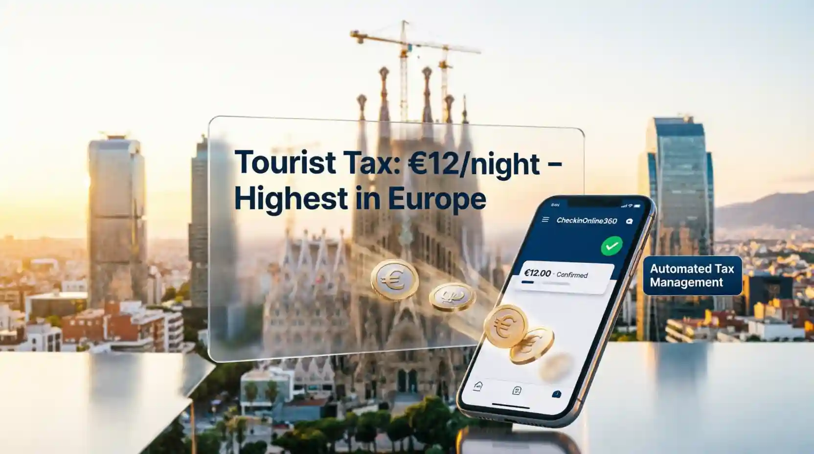 Barcelona estrena una de las tasas turísticas MÁS ALTAS DE EUROPA: ¿Tu gestión está preparada?